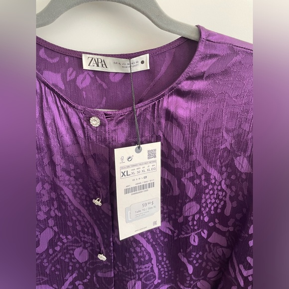 NWT Zara Blouse - Picture 2 of 3